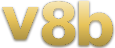 v8b logo
